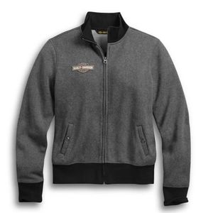 NWT Harley Davidson Chain Stitch Mockneck sweater